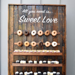 All You Need Is Sweet Love Donut Wall