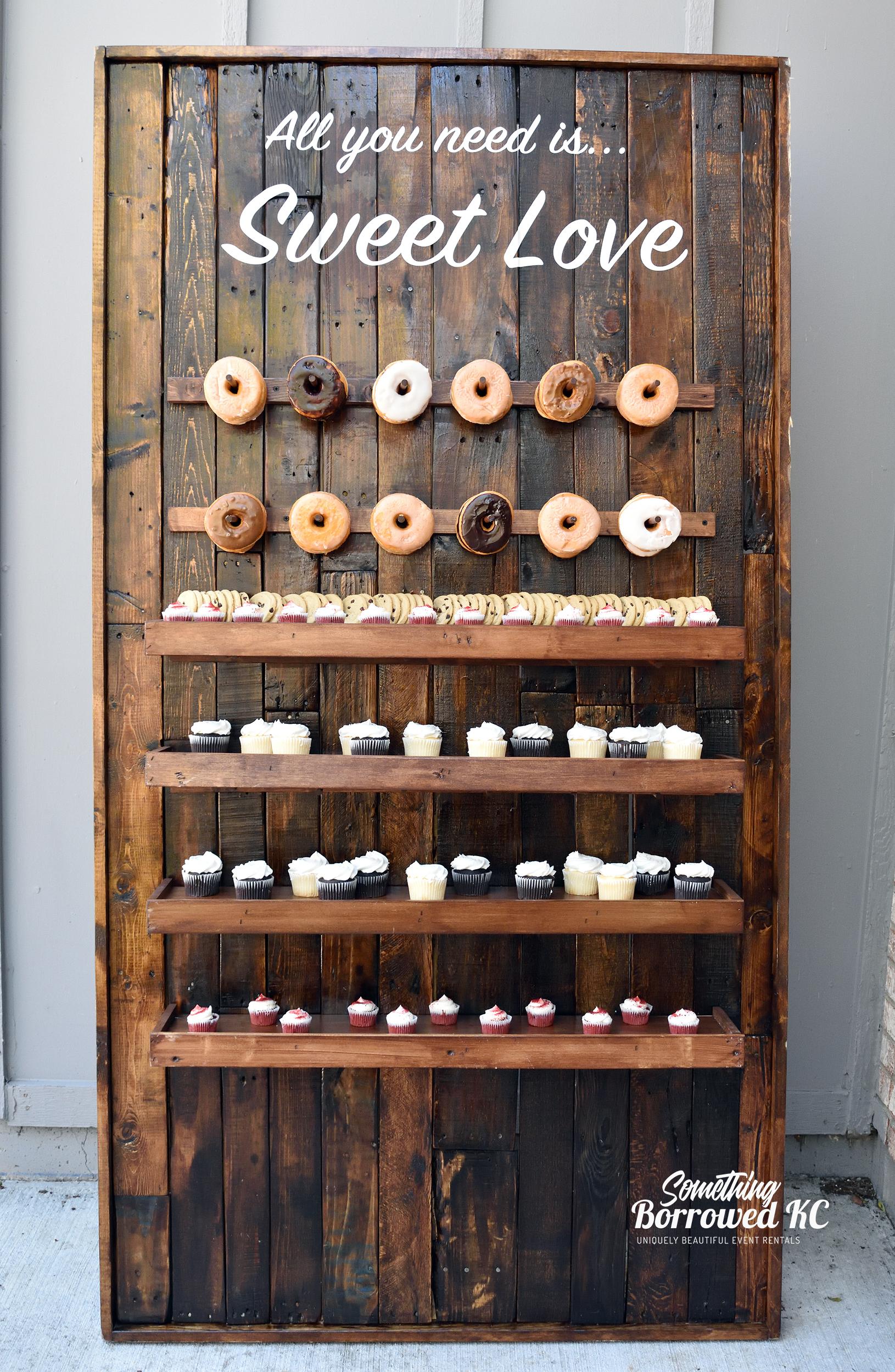 event rental donut wall
