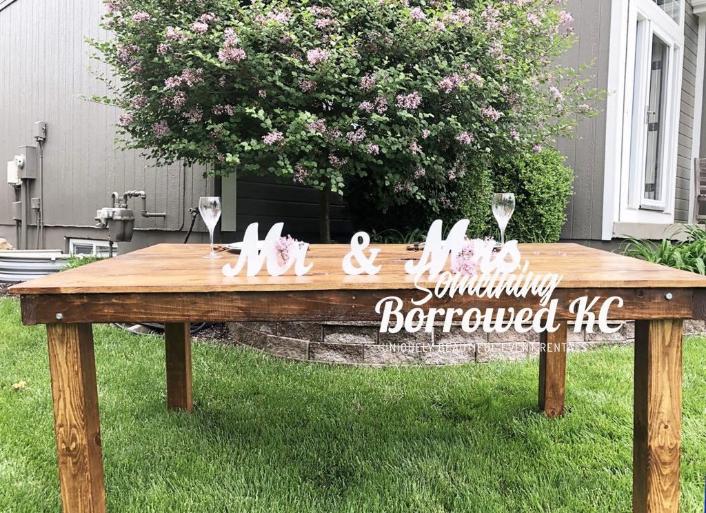 Farmhouse table online rentals