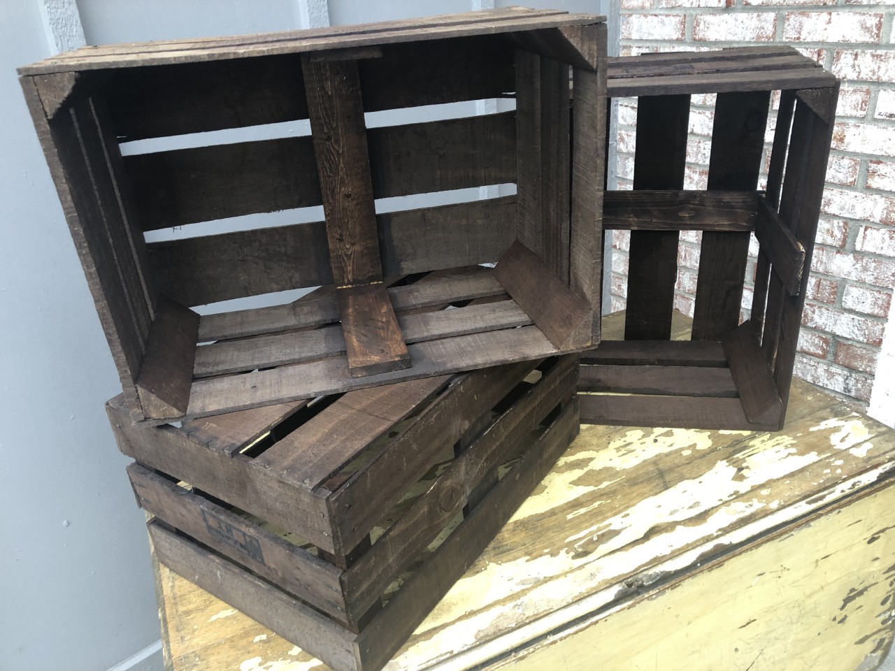 Wooden Crates-$6 