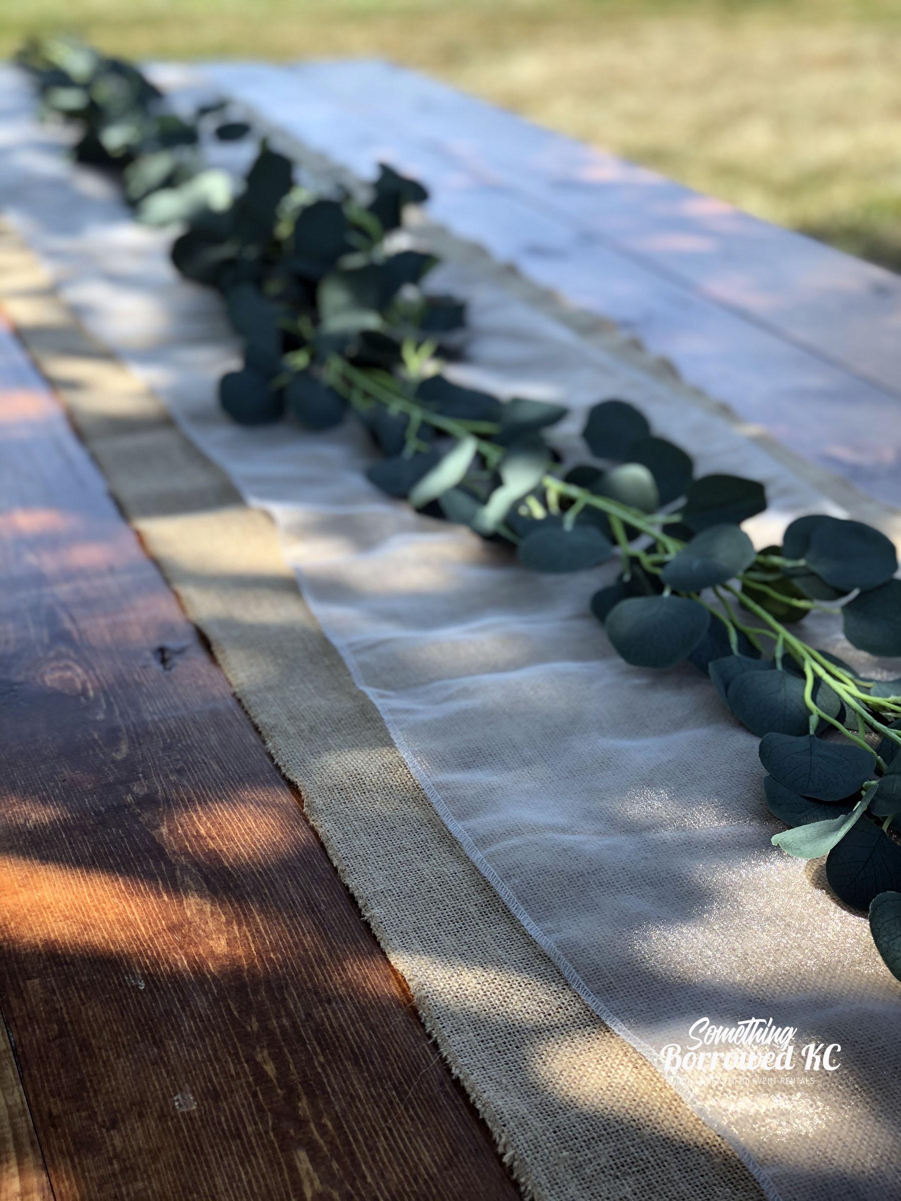 Eucalyptus Table Runners, Groups of 5 8 Something Borrowed KC