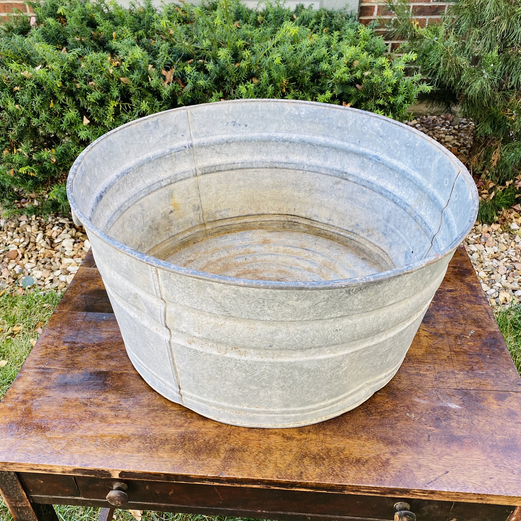 Large Galvanized Metal Tub10 Something Borrowed KC